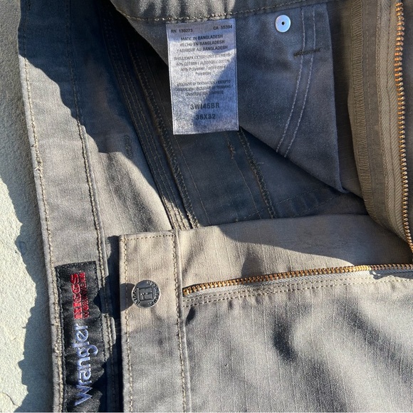 Upcycled Reworked Ripstop Utility Work Pants - Picture 4 of 8